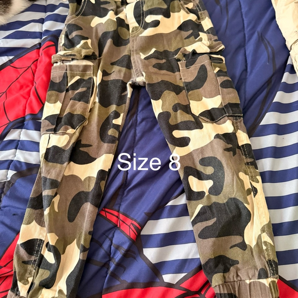 Kids Camouflage Cargo Pants